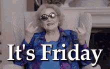 Betty White Its Friday GIF - Betty White Its Friday Friday Feeling GIFs