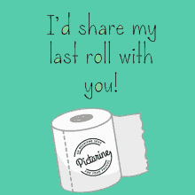 Share Last Roll GIF - Share Last Roll Tissue Paper GIFs