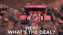 Hey Whats The Deal GIF - Hey Whats The Deal Dinotrux GIFs