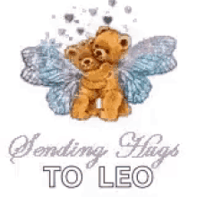 Sending Hugs To Leo GIF - Sending Hugs To Leo Hugs GIFs