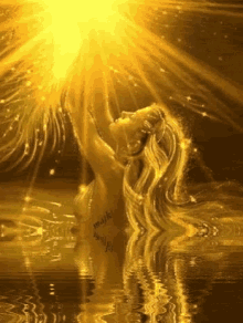 Gold Mermaid GIF - Gold Mermaid Fairy GIFs