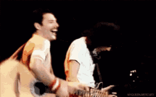 Happy Freddie Mercury GIF - Happy Freddie Mercury Jumping GIFs