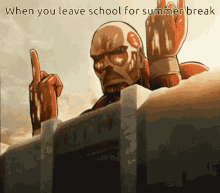 Summer Break School GIF - Summer Break School Attack On Titan GIFs