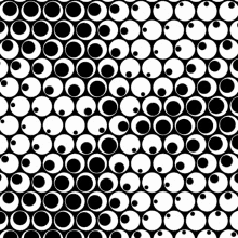 moving formation weaving pattern optical illusion dots