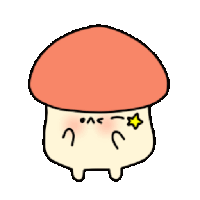 Mushroom Cute Sticker - Mushroom Cute Wink Stickers