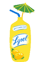 Lysol Lysol Cocktail Sticker - Lysol Lysol Cocktail Disinfectant Stickers