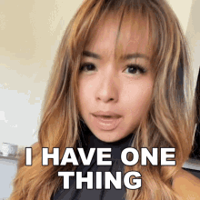 I Have One Thing To Say Shannon Taruc GIF - I Have One Thing To Say Shannon Taruc GIFs