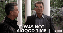 It Was Not A Good Time Peter Gallagher GIF - It Was Not A Good Time Peter Gallagher Nick GIFs