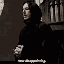How Disappointing Snape GIF - How Disappointing Snape So Sad GIFs