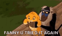 Funny You Tried It Again Lion King GIF - Funny You Tried It Again Lion King Bye GIFs