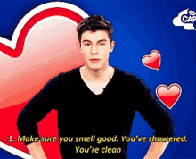 shawn mendes make sure you smell good youve showered youre clean date shawn mendes make sure you smell good youve showered youre clean date