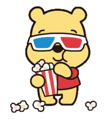 pooh popcorn movies winnie the pooh 3d glasses