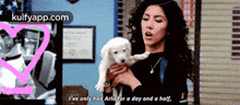 I'Ve Only Hod Arlo For A Day And A Half,.Gif GIF - I'Ve Only Hod Arlo For A Day And A Half Stephanie Beatriz Person GIFs