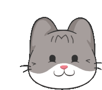 Cat Wink Sticker - Cat Wink Meow The Tabby Cat Stickers