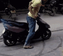 Moped Crash GIF - Moped Crash GIFs