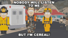 Nobody Will Listen To Me But Im Cereal Al Gore GIF - Nobody Will Listen To Me But Im Cereal Al Gore South Park GIFs