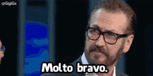 Molto Bravo GIF - Marco Giallini Molto Bravo Sanremo GIFs