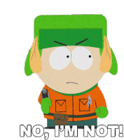 No Im Not Kyle Broflovski Sticker - No Im Not Kyle Broflovski South Park Stickers