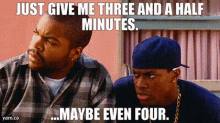 three and a half minutes maybe even four ice cube staring chris tucker