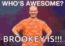 Colin Mochrie Whos Awesome GIF - Colin Mochrie Whos Awesome Brookey Is GIFs