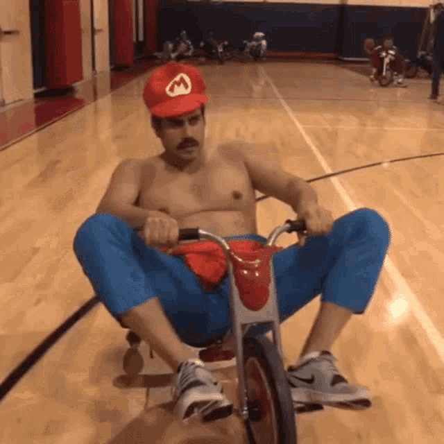 Mario Mario Kart GIF - Mario Mario Kart Tricycle GIFs