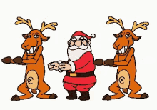 Santa Dancing Happy GIF - Santa Dancing Santa Happy GIFs