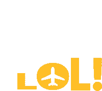 Lol Plane Sticker - Lol Plane Stickers