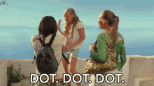 Dot Dot Dot Happy GIF - Dot Dot Dot Happy Girlfriends GIFs