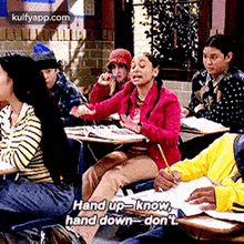 Hand Up-know,Hand Down-don'T.Gif GIF - Hand Up-know Hand Down-don'T Person GIFs