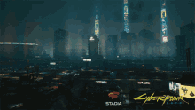 City Stadia GIF - City Stadia Cyberpunk2077 GIFs