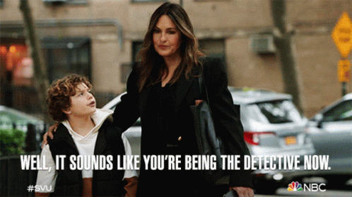 Well It Sounds Like Youre Being The Detective Now Olivia Benson GIF - Well  It Sounds Like Youre Being The Detective Now Olivia Benson Noah Porter  Benson - Discover & Share GIFs