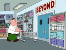 Family Guy Bed Bath And Beyond GIF - Family Guy Bed Bath And Beyond Peter Griffin GIFs