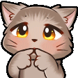 Shy Kitten Sticker - Shy Kitten Owo Stickers