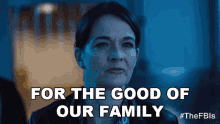 For The Good Of Our Family Laura Mercer GIF - For The Good Of Our Family Laura Mercer Fbi Most Wanted GIFs