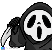 Ghostface Murder Sticker - Ghostface Murder Stickers