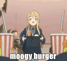 Tsumugi Kotobuki Kon GIF - Tsumugi Kotobuki Kon Burger GIFs