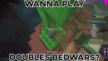 Doubles Bedwars Lets Play Doubles Bedwars GIF - Doubles Bedwars Lets Play Doubles Bedwars Wanna Play Doubles GIFs