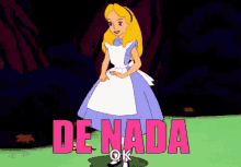 De Nada Alice In Wonderland GIF - De Nada Alice In Wonderland Curtsy GIFs
