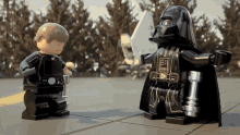 Lego Star Wars Luke Skywalker GIF - Lego Star Wars Luke Skywalker Darth Vader GIFs