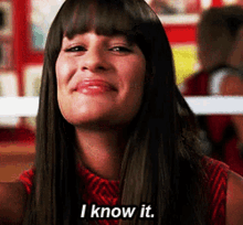 Glee Rachel Berry GIF - Glee Rachel Berry I Know It GIFs