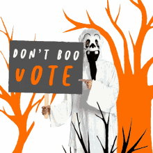 dont boo vote dont boo vote boo ghost