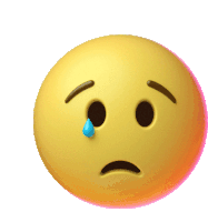 Sad Cry Sticker - Sad Cry Emoji Stickers