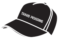 Travis Pickering Baseball Cap Sticker - Travis Pickering Travis Pickering Stickers