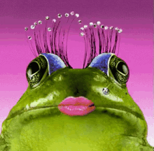 青蛙 爱心 飞吻 GIF - Frog Heart Shape Blow Kiss GIFs