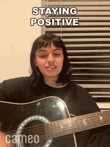 Staying Positive Rebecca Black GIF - Staying Positive Rebecca Black Cameo GIFs