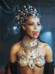 aaliyah queen of the damned vampire bloody hungry