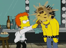 Punk Simpsons - Punk GIF - Punk The Simpsons Nelson Muntz GIFs