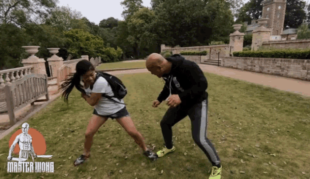Woman Kicks Man In Balls