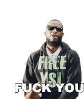 Fuck You Gucci Mane Sticker - Fuck You Gucci Mane All Dz Chainz Song Stickers