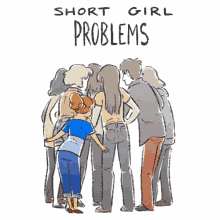 Short Girl Problems - Short GIF - Short Looking Short Girl Problems GIFs